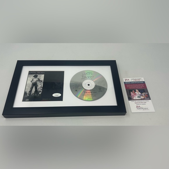 Shawn Colvin signed Steady On CD Cover Framed JSA COA